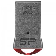 Флеш-диск 16 GB, SILICON POWER Jewel J01, USB 3.1, металлический корпус, красный, SP16GBUF3J01V1R