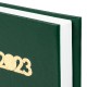 Ежедневник датированный на 2023 (145х215 мм), А5, STAFF, обложка бумвинил, зеленый, 114190