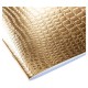 Тетрадь бумвинил А5 48 л., скоба, офсет №1, клетка, с полями, 'ЗОЛОТО Metallic', CROCO, HATBER, 065833, 48Т5бвВ1