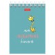 Блокнот МАЛЫЙ ФОРМАТ А7, 40 л., гребень, картон, клетка, HATBER, 'Мой любимый блокнот', 081193, 40Б7В1гр
