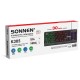 Клавиатура проводная бесшумная USB, 104 клавиши, LED-подсветка, SONNEN K305, черная, 513948