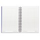 Блокнот МАЛЫЙ ФОРМАТ А6 105х145 мм, 80 л., гребень, пластик, клетка, BRAUBERG, 'Офисный', 125399
