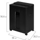 Уничтожитель (шредер) BRAUBERG PROFESSIONAL CM-1522x, 'Heavy Duty', 4 уровень секретности, 4x40 мм, 15 листов, корзина 22 литра, 533127