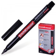 Маркер перманентный ERICH KRAUSE 'P-100', ЧЕРНЫЙ, круглый наконечник, 0,5-1,2 мм, 12841