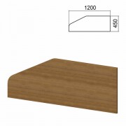 Экран-перегородка к столам 'Арго', шириной 1200 мм, орех