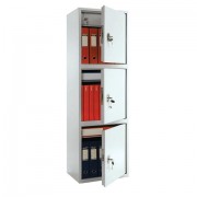 Шкаф металлический для документов ПРАКТИК 'SL-150/3Т', 1490х460х340 мм, 3 отделения, 43 кг, сварной
