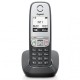 Радиотелефон Gigaset A415, память 100 номеров, АОН, повтор, часы, черный, S30852H2505S301