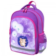 Рюкзак ПИФАГОР SCHOOL для начальной школы, 'Hedgehog', 38x28х14 см, 270655