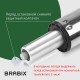 Газлифт прочный BRABIX HD-100 короткий, ХРОМ, в открытом виде 346 мм, d 50 мм, класс 4, 533077