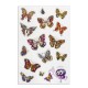 Наклейки гелевые 'Яркие бабочки', многоразовые, с тиснением фольгой, 10х15 см, ЮНЛАНДИЯ, 661813