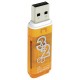 Флеш-диск 32 GB, SMARTBUY Glossy, USB 2.0, оранжевый, SB32GBGS-Or