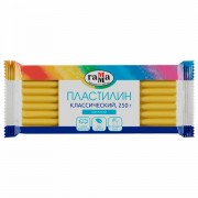 Пластилин классический ГАММА 'Классический', желтый, 250 г, 274070