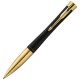 Ручка шариковая Parker 'Urban Twist Black GT', ежедневник А5 черный, пакет, 880898