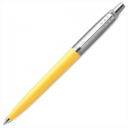 Ручка шариковая PARKER 'Parker Jotter Orig Yellow', корпус желтый, детали хром, блистер, синяя, 2076056