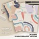 Тетради ДЭК А5 48 л. КОМПЛЕКТ 5 шт. BRAUBERG скоба, клетка, матовая ламинация, ABSTRACT, 404931