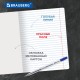 Тетради ДЭК 12 л. КОМПЛЕКТ 20 шт. BRAUBERG КЛАССИКА, линия, обложка картон, БЕЛАЯ, 107074