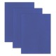 Цветной фетр для творчества, 400х600 мм, BRAUBERG, 3 листа, толщина 4 мм, плотный, синий, 660657