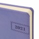 Ежедневник датированный 2021 А5 (138х213 мм) BRAUBERG 'Imperial', кожзам, фиолетовый, 111375