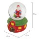 Фигурка сувенирная 'Снежный шар ДЕД МОРОЗ' полистоун/стекло, диаметр 45 мм, Т-9869