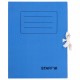 Папка архивная с завязками А4 (325х250 мм), 75 мм, до 700 листов, микрогофрокартон, СИНЯЯ, STAFF, 128870