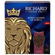 Чай RICHARD 'Royal legend of Africa ' черный, 100 пакетиков в конвертах по 2 г, ш/к 0, 102735