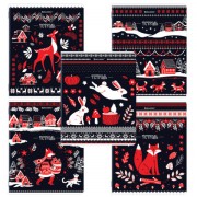 Тетрадь А5, 48 л., BRAUBERG, скоба, клетка, TWIN-лак, 'Орнамент из сказки' (микс в спайке), 405650