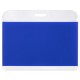 Бейдж горизонтальный для пропуска и ID-карт, 54х85 мм, синий, BRAUBERG ULTRA, 238914