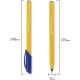 Ручка шариковая BRAUBERG 'Extra Glide Orange', синяя, ВЫГОДНАЯ УПАКОВКА, КОМПЛЕКТ 12 шт., 0,35 мм, 880162