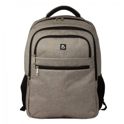 Рюкзак BRAUBERG универсальный с отделением для ноутбука, серый, 'Омега', 32 литра, 49х35х18 см, 226344