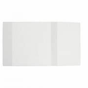 Обложка ПВХ для учебников и тетрадей А4, контурных карт БОЛЬШОГО ФОРМАТА, ПЛОТНАЯ, 100мкм, 300х580 мм, универс., прозрачная, ПИФАГОР, 229318