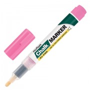 Маркер меловой MUNHWA 'Chalk Marker', 3 мм, РОЗОВЫЙ, сухостираемый, для гладких поверхностей, CM-10