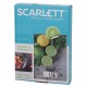 Весы кухонные SCARLETT SC-KS57P21 'Лимоны', электронный дисплей, max вес 10 кг, тарокомпенсация, стекло