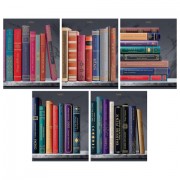 Тетрадь А5, 96 л., HATBER, скоба, клетка, Soft-touch ламинация, 3D-фольга, 'Золотые страницы' (микс), 093473, 96Т5лофВ1