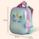 Ранец BRAUBERG SHINY, 2 отделения, с брелоком, 'Сказочный единорог', 38х28х14 см, 270694