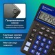 Калькулятор настольный BRAUBERG EXTRA-12-BKBU (206x155 мм), 12 разрядов, двойное питание, ЧЕРНО-СИНИЙ, 250472