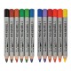 Карандаши цветные пастельные KOH-I-NOOR 'Wax aquarell', 12 цветов, акварельные, восковые, картонная коробка, 8282012003KS