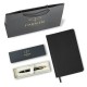 Ручка шариковая PARKER 'IM Core Black Lacquer GT', ежедневник А5 черный, пакет, 880899