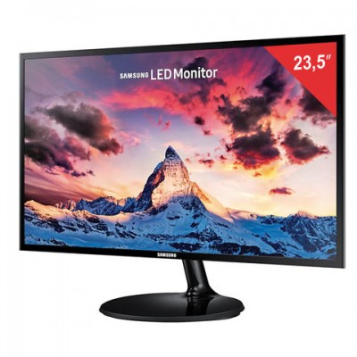 Монитор SAMSUNG S24F350FHI 23,5' (60 см), 1920x1080, 16:9, PLS, 4 ms, 250 cd, VGA, HDMI, черный, LS24F350FHIXCI