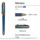 Ручка шариковая BRUNO VISCONTI 'MONACO PEARL', СИНЯЯ, темно-синий корпус, линия 0,4 мм, 20-0125/84