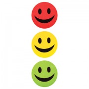 Стиратели магнитные для магнитно-маркерной доски, диаметр 90 мм, 'Смайлик', КОМПЛЕКТ 3 ШТ., STAFF 'Basic', ассорти, 237502