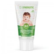 Зубная паста детская 50 г, SYNERGETIC, липа и ромашка, от 0 до 3 лет, натуральная, 201008