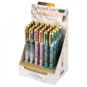 Ручка шариковая BRUNO VISCONTI 'Carrara Bright', СИНЯЯ, корпус ассорти, линия 0,36 мм, 20-0204/62