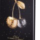 Блокнот А5 134х206 мм, 80 л., твёрдый, клетка, тиснение фольгой, STAFF, 'Cherry', 114430