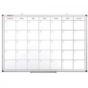 Доска-планинг НА МЕСЯЦ магнитно-маркерная 60х90 см, алюминиевая рамка, BRAUBERG 'Extra', 237564