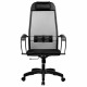 Кресло офисное МЕТТА 'К-11', пластик, ткань-сетка, сиденье мягкое, черное