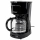 Кофеварка капельная SONNEN CM1095, 900 Вт, объем 1,8 л, подогрев кофе, противокапельная система, черная, 456334