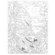 Раскраска по номерам А4 'Мамина забота', С АКРИЛОВЫМИ КРАСКАМИ, на картоне, кисть, ЮНЛАНДИЯ, 664168