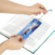 Закладка для книг с линейкой 3D-ОБЪЕМНАЯ BRAUBERG, 'Дельфины', с декоративным шнурком, 128094