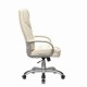 Кресло офисное BRABIX PREMIUM 'Nord EX-590', серебристый пластик, экокожа, бежевый, 532098