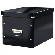 Короб архивный LEITZ 'Click & Store' L, 310х320х360 мм, ламинированный картон, разборный, черный, 61080095